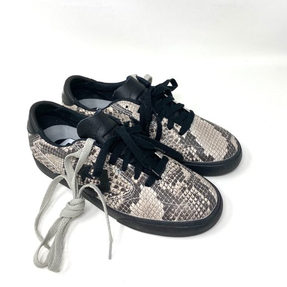 đź’–MEGA SALEđź’–Converse Women 170431C CHECKPOINT PRO OX Gravel Gray Black Skate - Picture 3 of 11